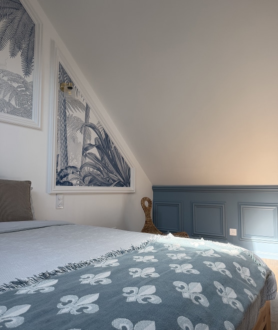 hypnotik renovateurs du dimanche chambre bleue 74. ciel mon paris 3 1 - Peinture Hypnotik