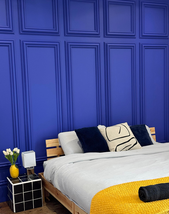 hypnotik renovateurs du dimanche chambre mur bleu 70. songe dorient 2 - Peinture Hypnotik